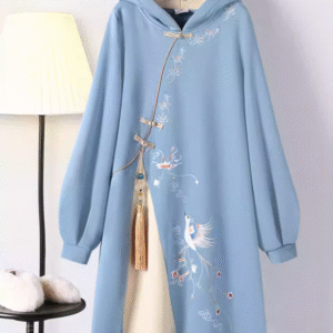 Autumn and winter ancient style mid-length