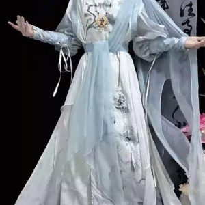 Women's ancient martial arts suit with Han elements