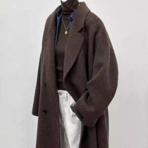 women's double faced cashmere coat