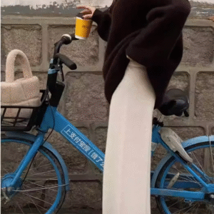 Australian fine wool wide-leg pants
